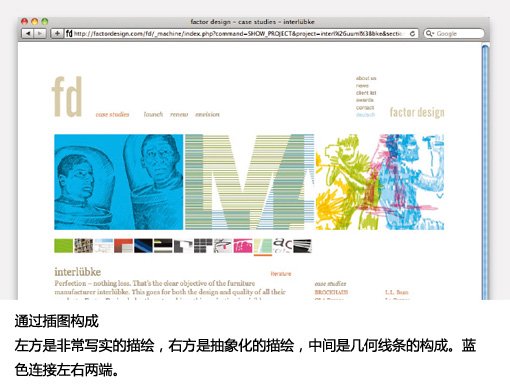 網站:漂亮的圖片區域設計