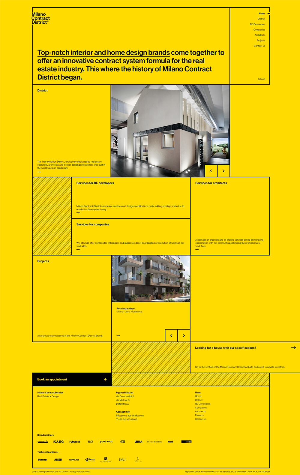 平面構成之線的風格軌跡